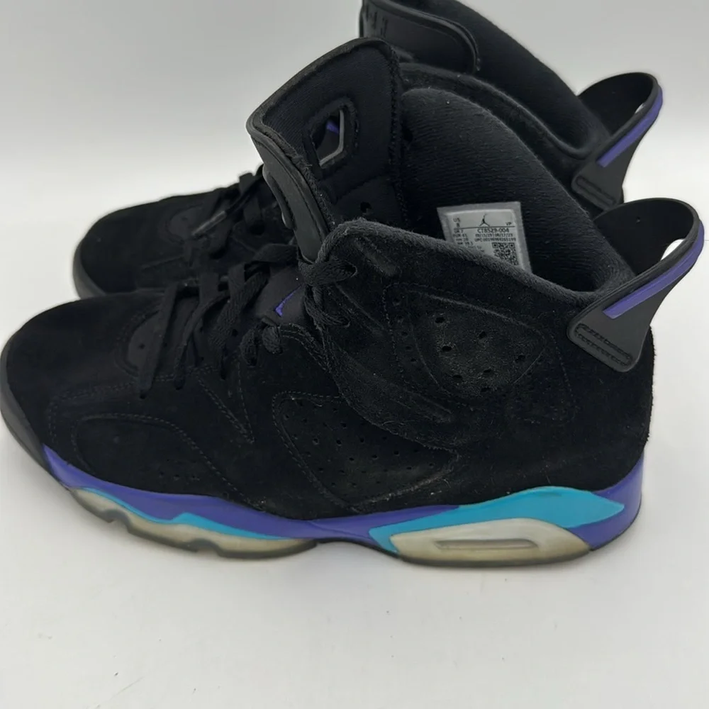 Nike Air Jordan Retro 6 Aqua Blue Black Aquatone Concord Size 8  CT8529-004